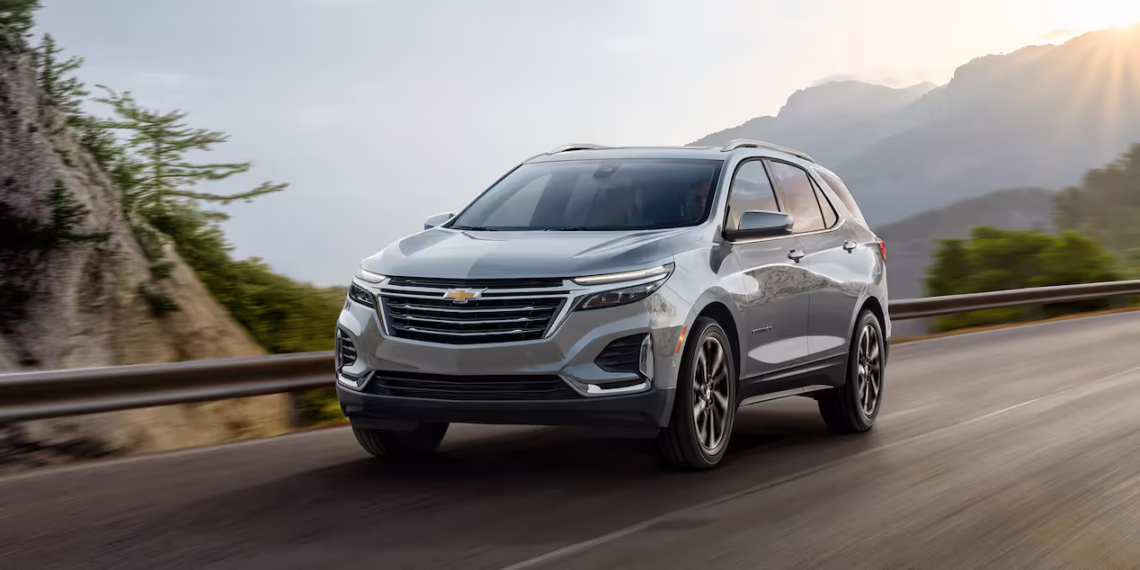2023 Chevrolet equinox on the road